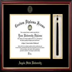 Angelo State University 14w x 11h Tassel Box and Diploma Frame
