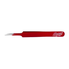 Straight Point Tweezers Red
