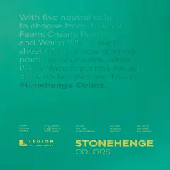 Stonehenge Paper Pad 11"X14" 15 Sheets/Pkg-Multi-Color 90lb