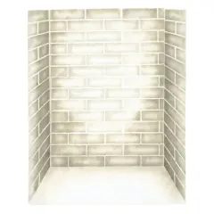 Brick Fireplace Insert Wall Stencil | 2681 by Designer Stencils | Reusable Stencils for Painting |