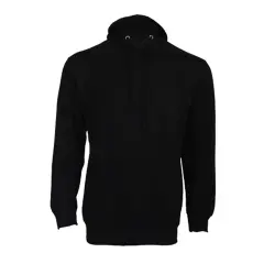 Men's Long Sleeve Hoodie Sweatshirt Hooded Casual Jumper Black