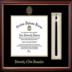 University of New Hampshire 10w x 8h Tassel Box and Diploma Frame