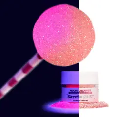 Miami Orange Electric Dazzler Dust&reg; 5 Gram Jar