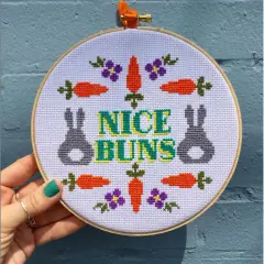 Nice Buns Counted Cross Stitch DIY KIT