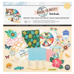 Vicki Boutin Where To Next Project Pad 12"X12"-316 Pieces