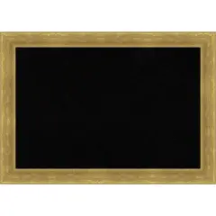 Angled Wood Framed Corkboard, Black Cork Angled Gold