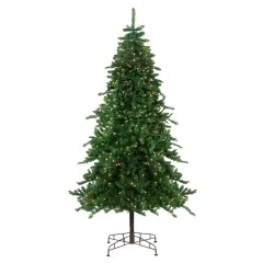 Northlight 9' Pre-Lit Medium Eden Spruce Artificial Christmas Tree - Clear Lights Green