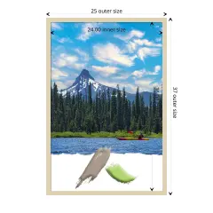 Svelte Clay Grey Wood Picture Frame Svelte Natural
