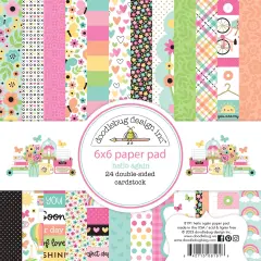 Doodlebug Double-Sided Paper Pad 6"X6"-Hello Again