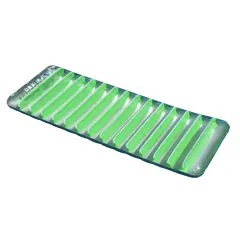Pool Central 76" Green and Gray Inflatable Sun Tanning Swimming Pool Mattress Raft