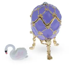 1906 The Swan Royal Imperial Egg in Purple