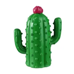 Wild Eye 4" Green and Red Cactus Resin and Metal Novelty Handheld Bottle Opener