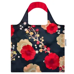 Wrapables AllyBag Collection Reusable Shopping Bag Midnight Floral