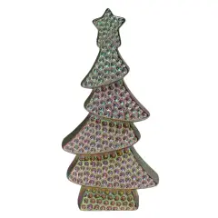 Northlight Bohemian Christmas Tree Decoration - 7.25" - Multicolor Green