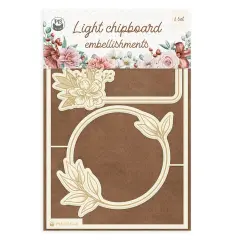 P13 Die-Cut Chipboard Embellishments 4"X6"-#04
