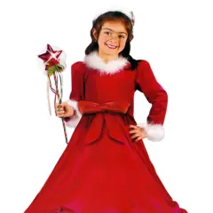 Fun World Red and White Princess Toddler Christmas Costume