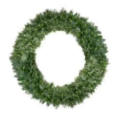 Northlight Ashcroft Cashmere Pine Artificial Commercial Christmas Wreath - 6' - Unlit Green