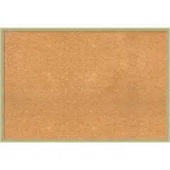 Lucie Wood Framed Corkboard, Natural Cork Lucie Champagne