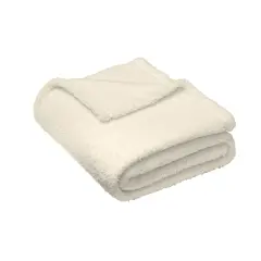Soft Cozy Flannel Throw Blanket | RADYAN&reg; Marshmallow