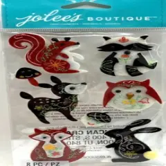 Jolee's Boutique Woodland Felt Animals Dimensional Stickers