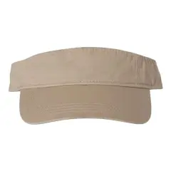 Valucap&reg; Bio-Washed Visor Khaki