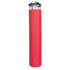 Simple Living Zip Up Christmas Gift Wrap Storage Tube Bag - 40" - Red and Black
