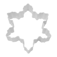 Snowflake Cookie Cutter (White, 4")