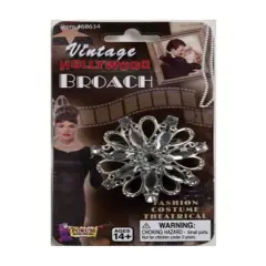 Deluxe Adult Vintage Hollywood Starlet Costume Rhinestone Brooch