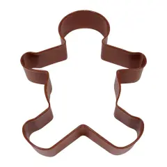 Gingerbread Boy Cookie Cutter (Brown, 5")