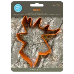 Deer Cookie Cutter 4" Carded