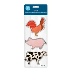 Farm 3 PC Cookie Cutter Set