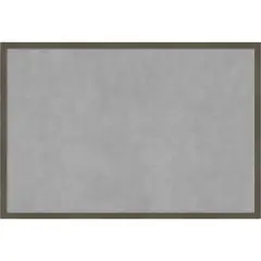 Svelte Wood Framed Magnetic Board Svelte Clay Grey