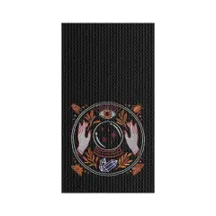 Magic Crystal Ball Halloween Embroidered Cotton Waffle Weave Kitchen Towel
