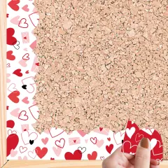 Big Dot of Happiness Valentine's Day Hearts - Scalloped Classroom Decor - Bulletin Board Borders - 51 Feet
