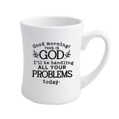 Good Morning! Designer Ceramic Mug - Holds 19 Oz