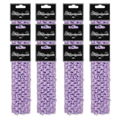 Pack of 12 Crochet Stretch Headbands Lavender