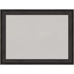 Allure Charcoal Wood Framed Corkboard, Grey Cork