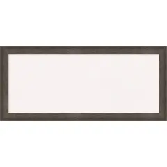 Dappled Narrow Wood Framed Corkboard, White Cork Light Bronze