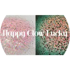 Polyester Glitter - Happy Glow Lucky - Glow in the Dark by Glitter Heart Co.&trade;