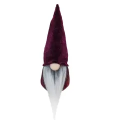 Northlight Standing Gnome Christmas Figure - 9" - Plum Purple