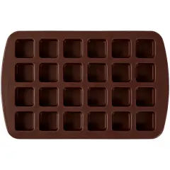 Silicone Soap Mold - Mini Squares 24-Cavity Mold