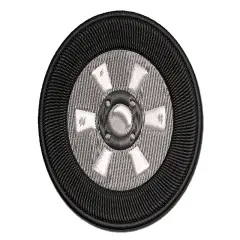 Detailed Realistic Tire Wheel Car Vehicle Multi-Color Embroidered Iron-On or Hook & Loop Patch Applique