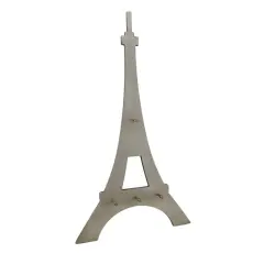 Eiffel Tower Shaped Decorative Wooden Wall Hook Hanging