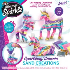 Cra-Z-Art Shimmer 'N Sparkle Sand Creations Kit-Sparkling Unicorn