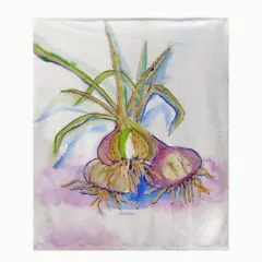 Betsy Drake Vidalia Onions Throw Multicolor