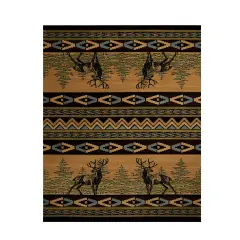 United Weavers Mule Deer Lodge Style Carpet Runner 31 X 88 Inches