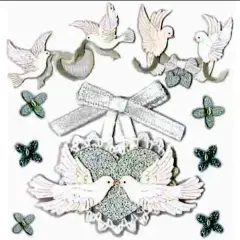 Jolee's Boutique Doves Dimensional Stickers