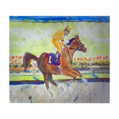 Betsy Drake Racing Horse 30 X 50 Inch Comfort Floor Mat