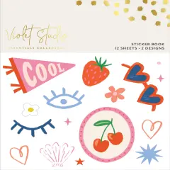 Violet Studio Sticker Book-Pretty In Pink