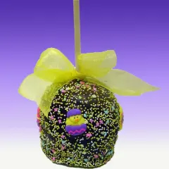 GBDS Easter Gift Basket - Giant Easter Chocolate & Caramel Apple